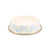 Sky Check Small Pet Dish
