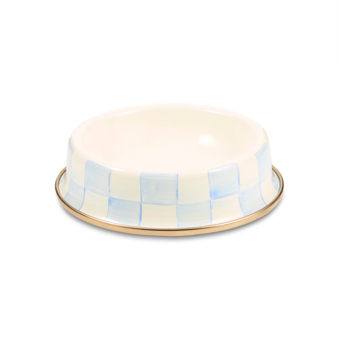 Sky Check Small Pet Dish image number 0