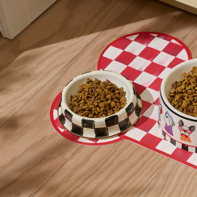 Courtly Check Small Pet Dish image number 6