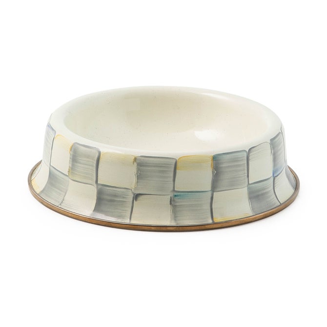 Sterling Check Small Pet Dish image number 0