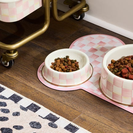 Rosy Check Small Pet Dish
