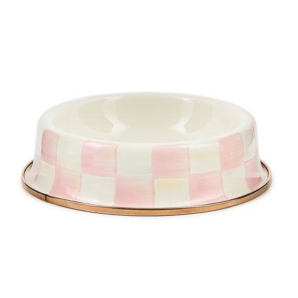 Rosy Check Small Pet Dish