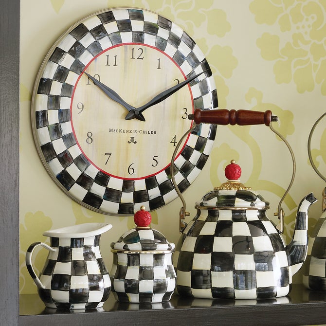 Courtly Check Wall Clock image number 3