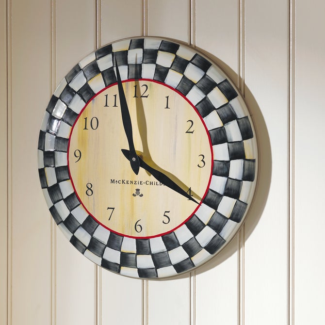 Courtly Check Wall Clock image number 8