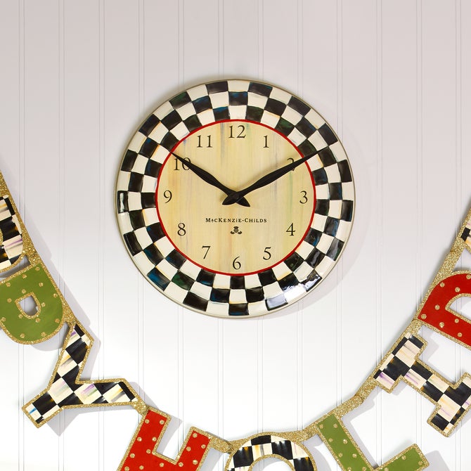 Courtly Check Wall Clock image number 6