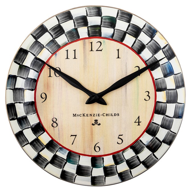 Courtly Check Wall Clock image number 0