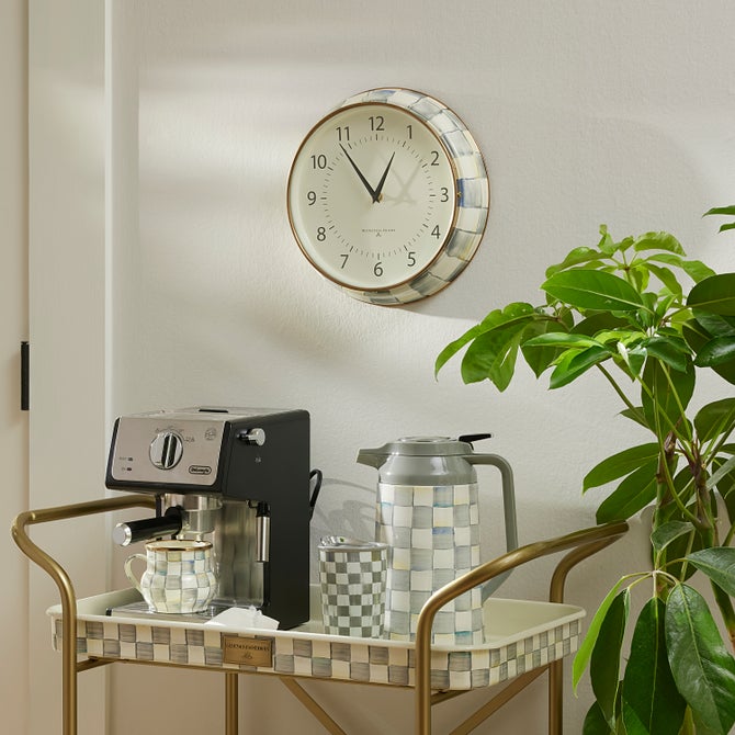 Sterling Check School Wall Clock image number 1