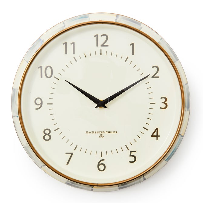 Sterling Check School Wall Clock image number 0