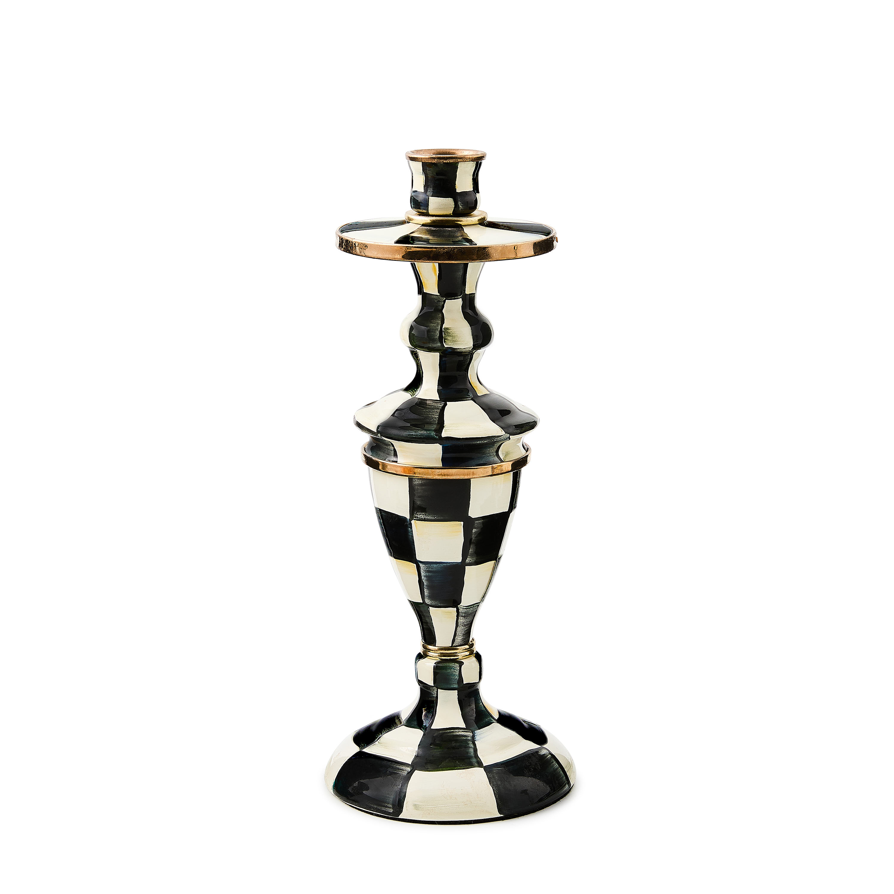 MacKenzie-Childs Courtly Check Candlestick