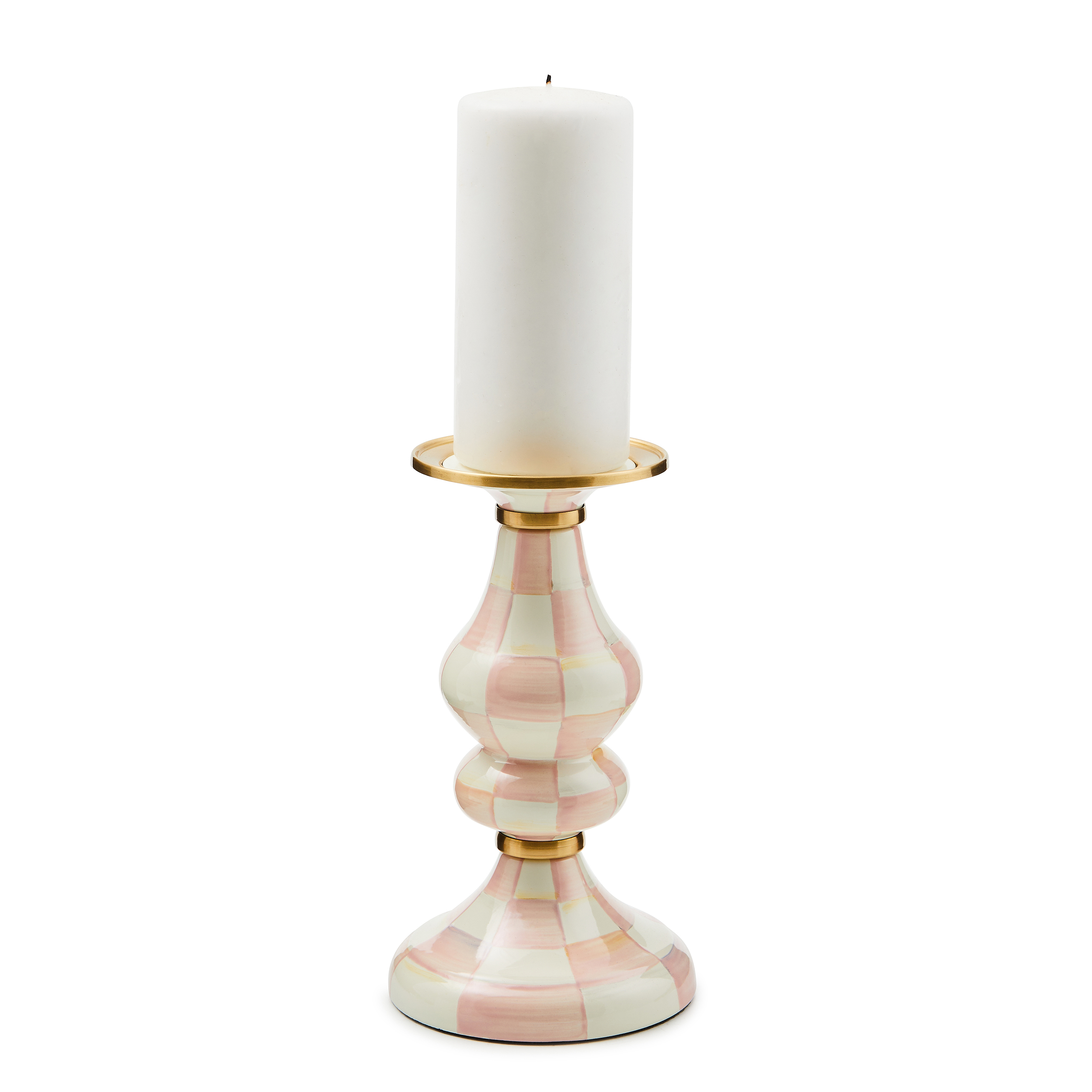 MacKenzie-Childs Pillar Candlestick - Thumbnail 3