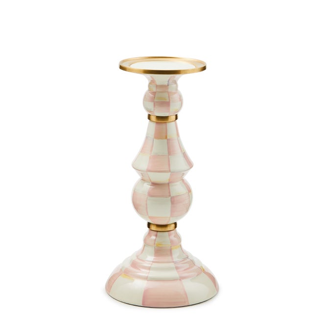 Rosy Check Large Pillar Candlestick image number 0