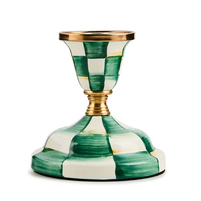 Emerald Check Short Candlestick image number 0