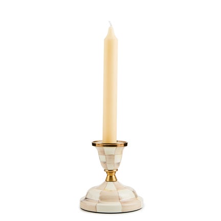 Mocha Check Short Candlestick