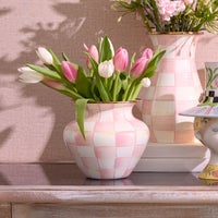 Rosy Check Large Vase