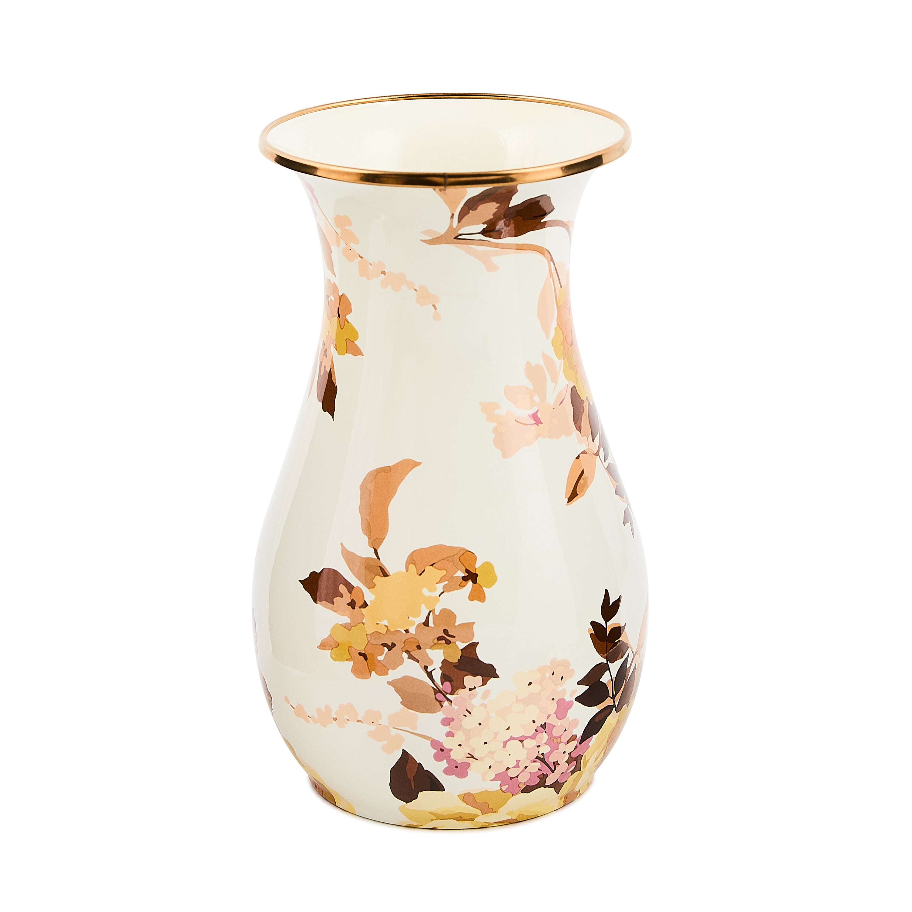 MacKenzie-Childs | Wild Rose White Tall Vase