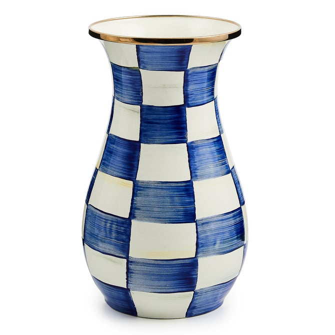 Royal Check Tall Vase image number 0