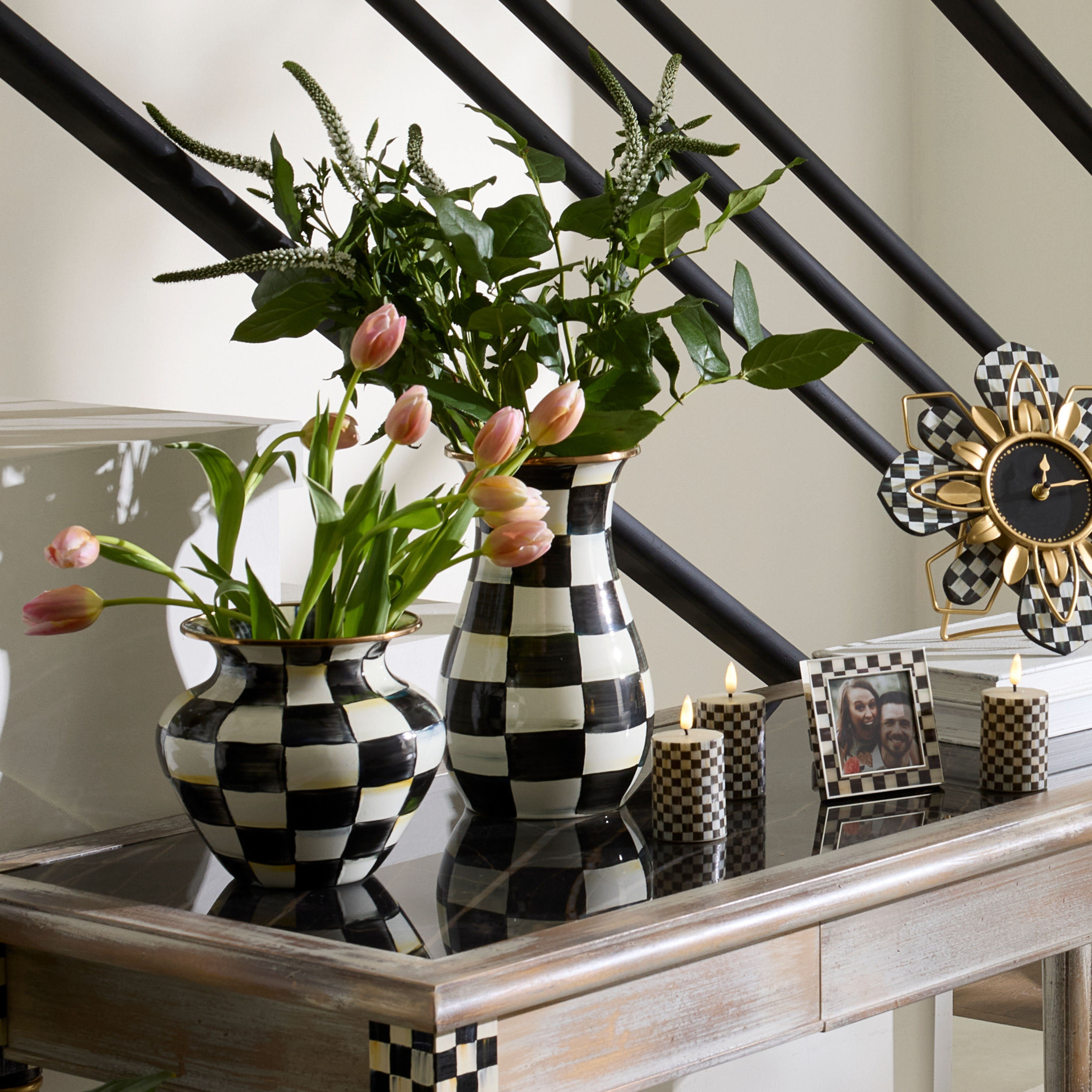 MacKenzie-Childs | Courtly Check Tall Vase