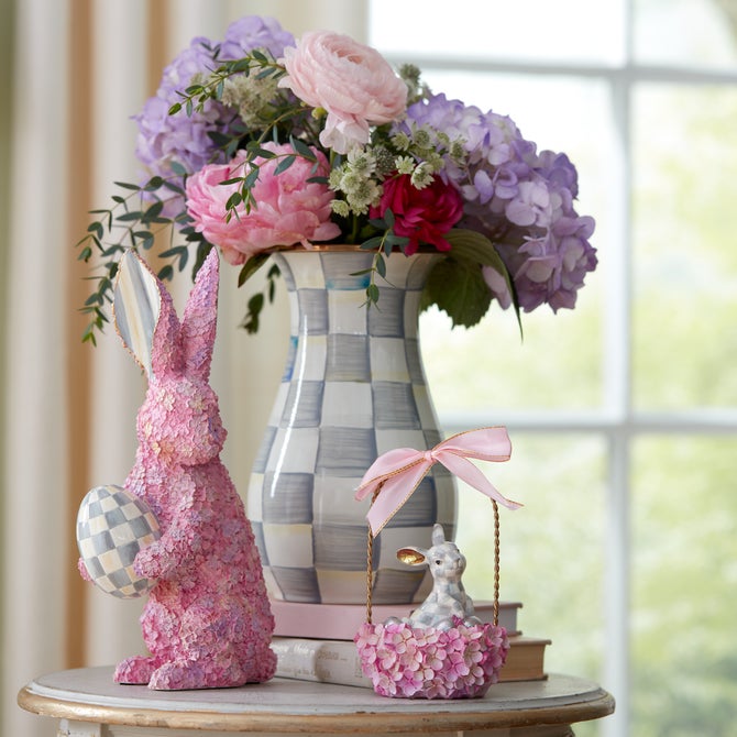Sterling Check Tall Vase image number 1