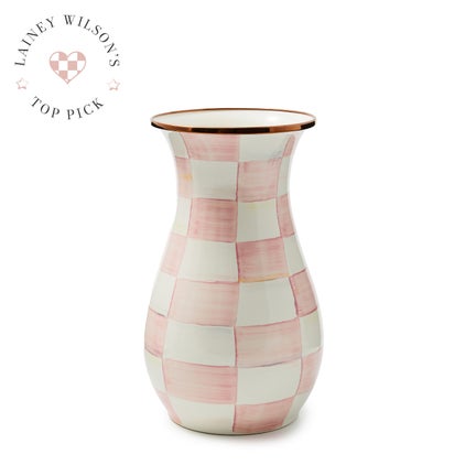Rosy Check Tall Vase
