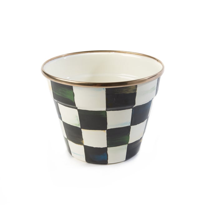 Courtly Check Small Garden Pot image number 0