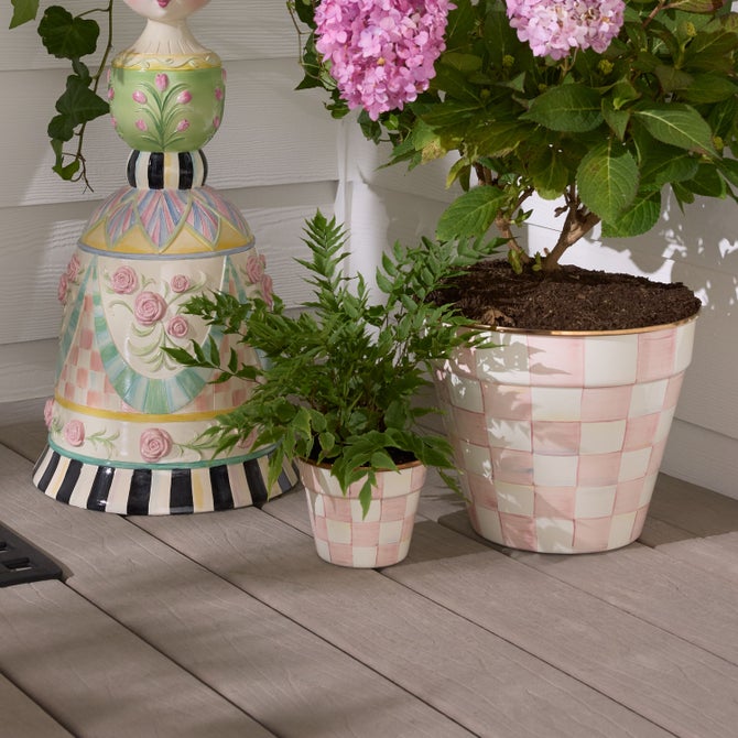 Rosy Check Small Garden Pot image number 2