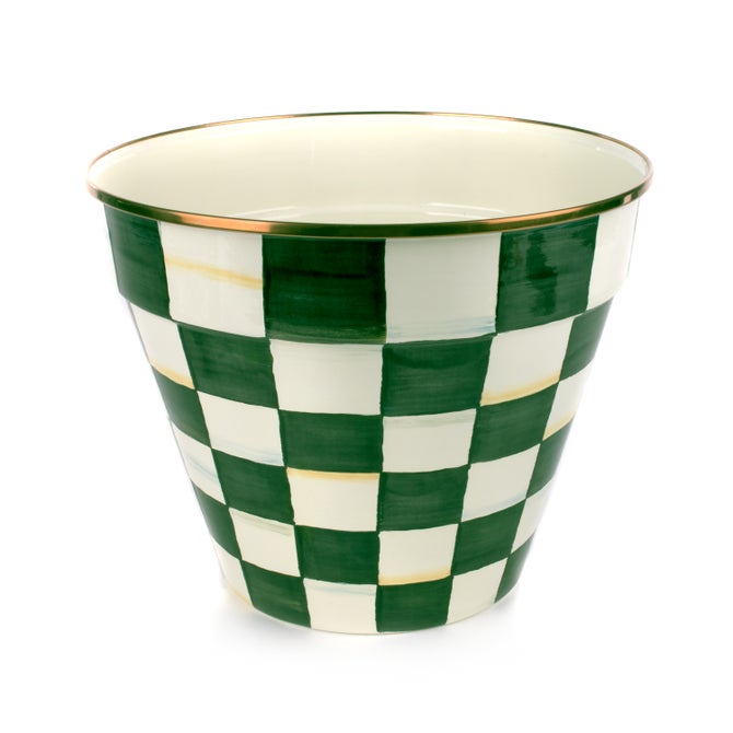 Emerald Check Extra Large Garden Pot image number 0