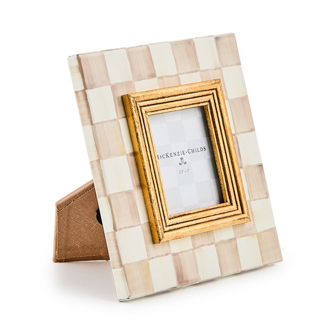 Mocha Check 2.5" x 3" Frame image number 2