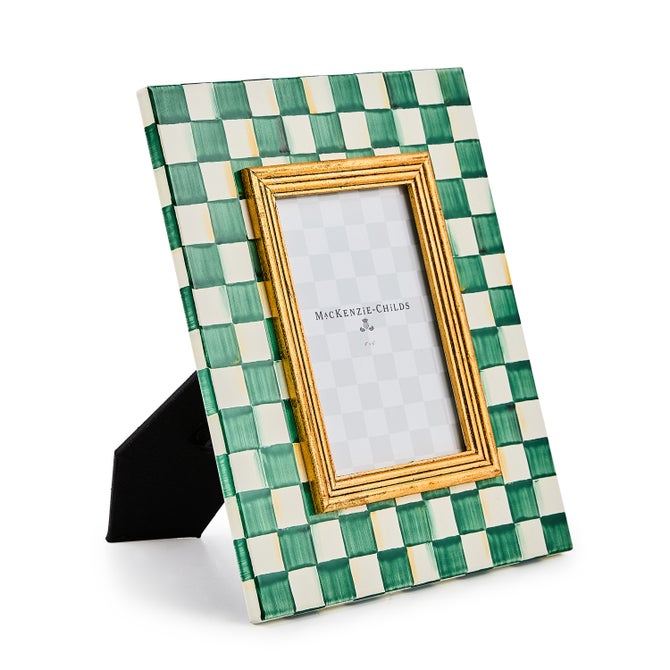 Emerald Check 4" x 6" Frame image number 1