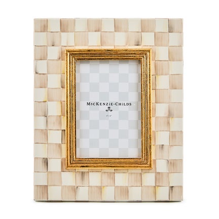 Mocha Check 4" x 6" Frame