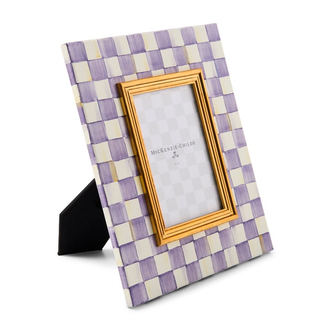Violet Check 4" x 6" Frame image number 1