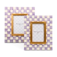 Violet Check 4" x 6" Frame
