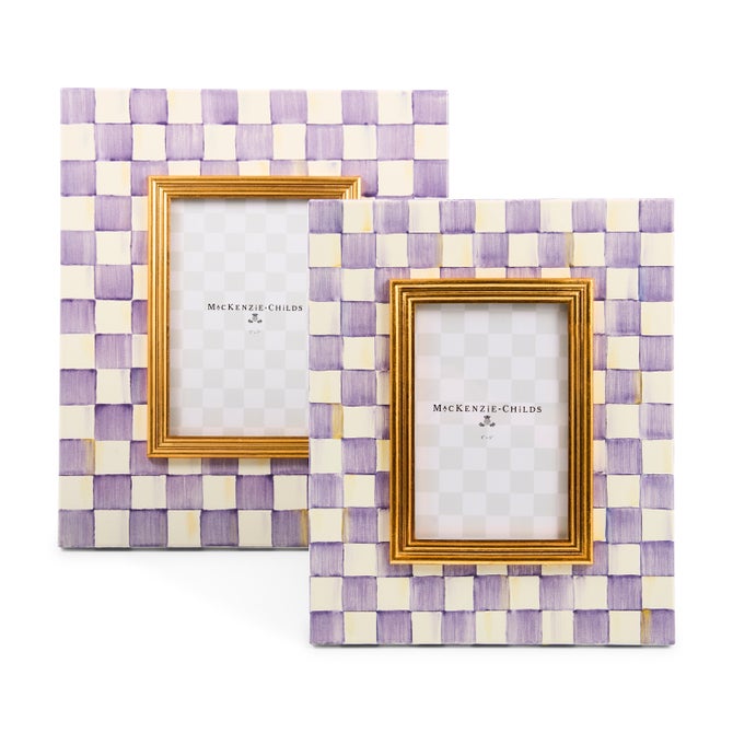 Violet Check 4" x 6" Frame image number 3