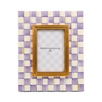 Violet Check 4" x 6" Frame