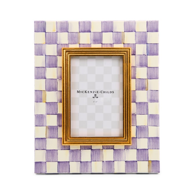 Violet Check 4" x 6" Frame image number 0