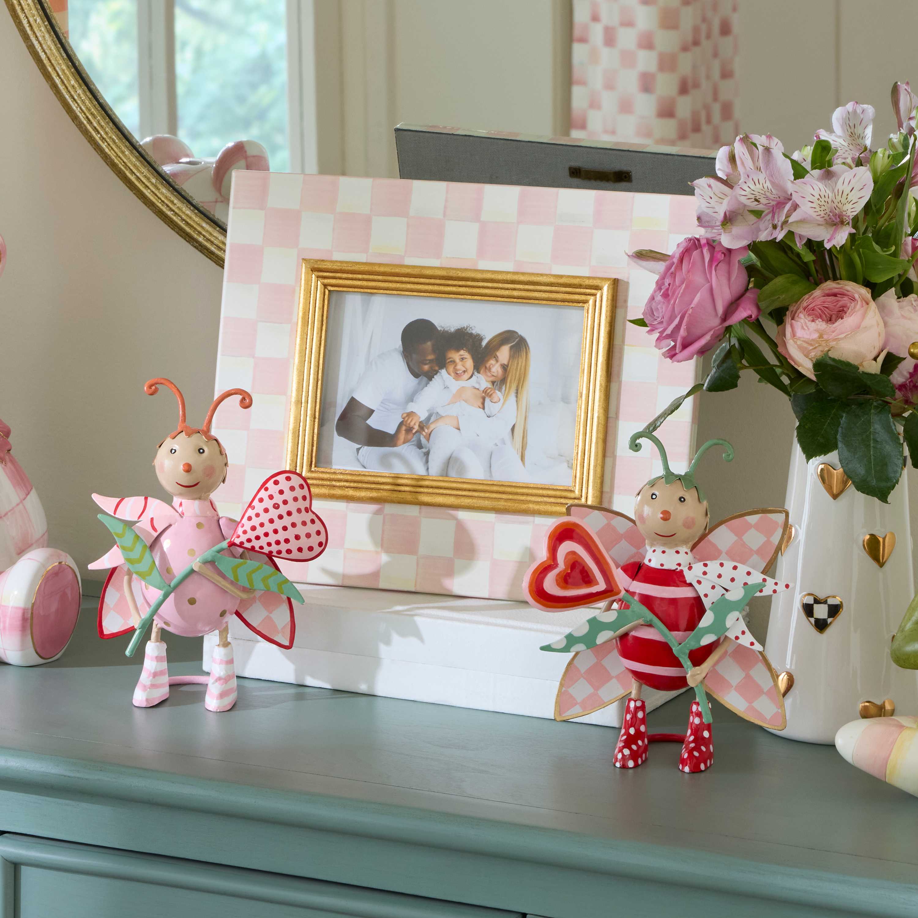 MacKenzie-Childs | Rosy Check 5