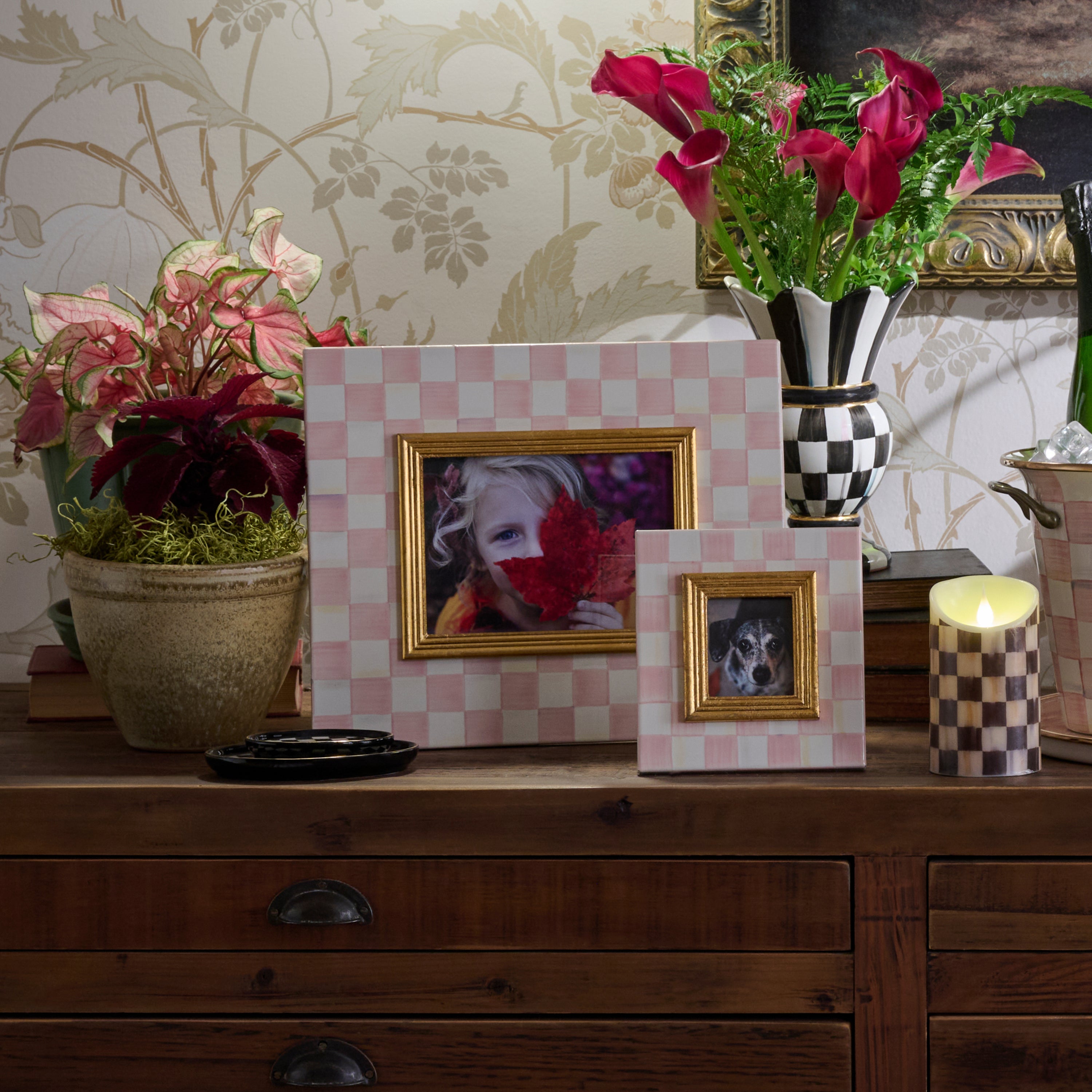 MacKenzie-Childs | Rosy Check 5