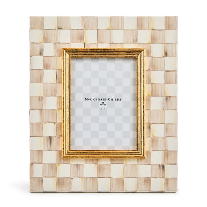 Mocha Check 5" x 7" Frame image number 0