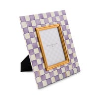 Violet Check 5" x 7" Frame