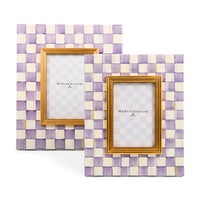 Violet Check 5" x 7" Frame