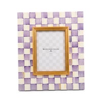 Violet Check 5" x 7" Frame