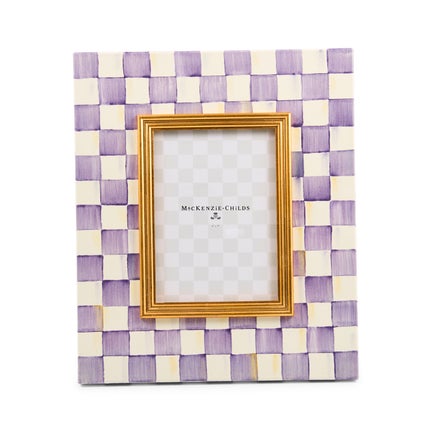 Violet Check 5" x 7" Frame