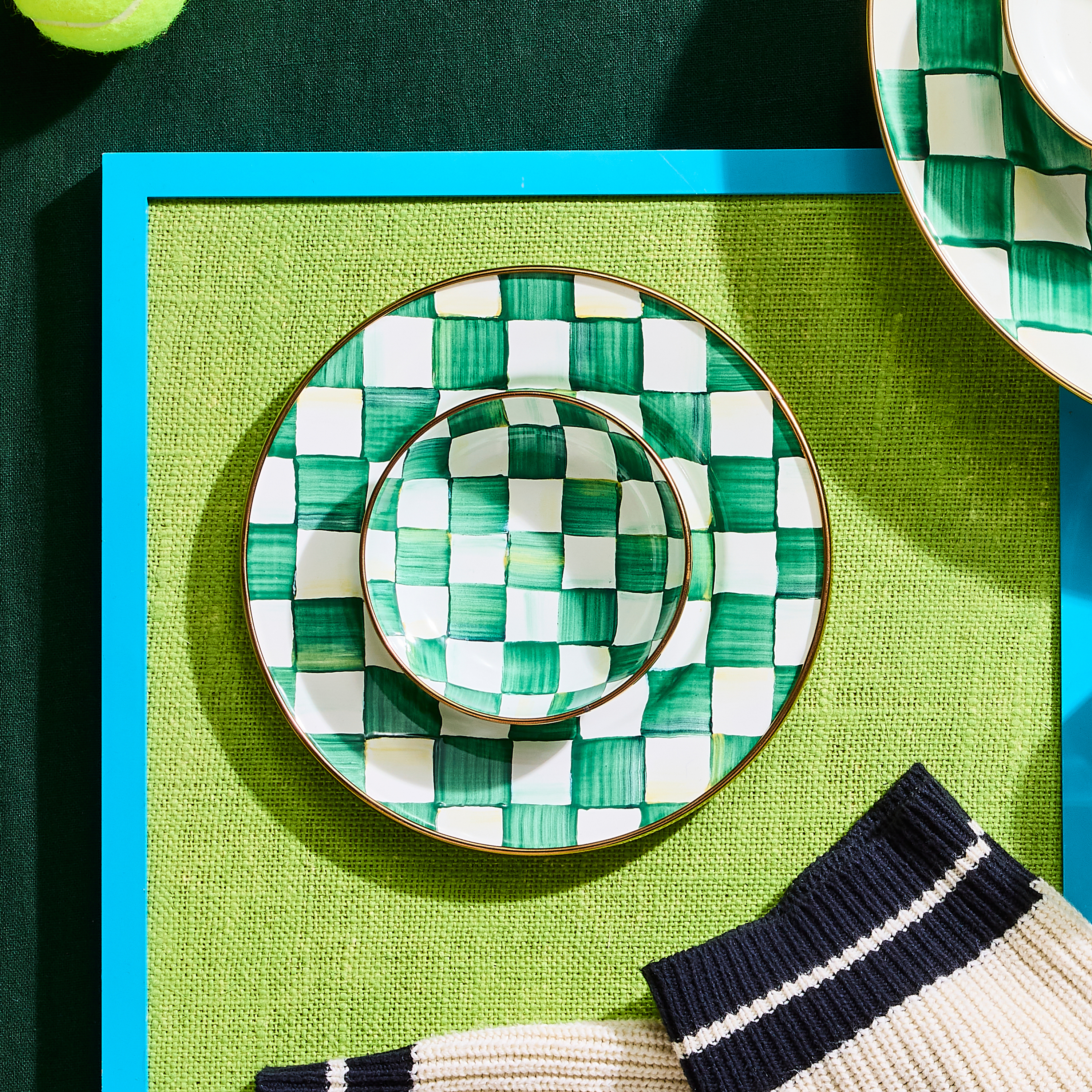 MacKenzie-Childs Check Relish Dish - Thumbnail 2