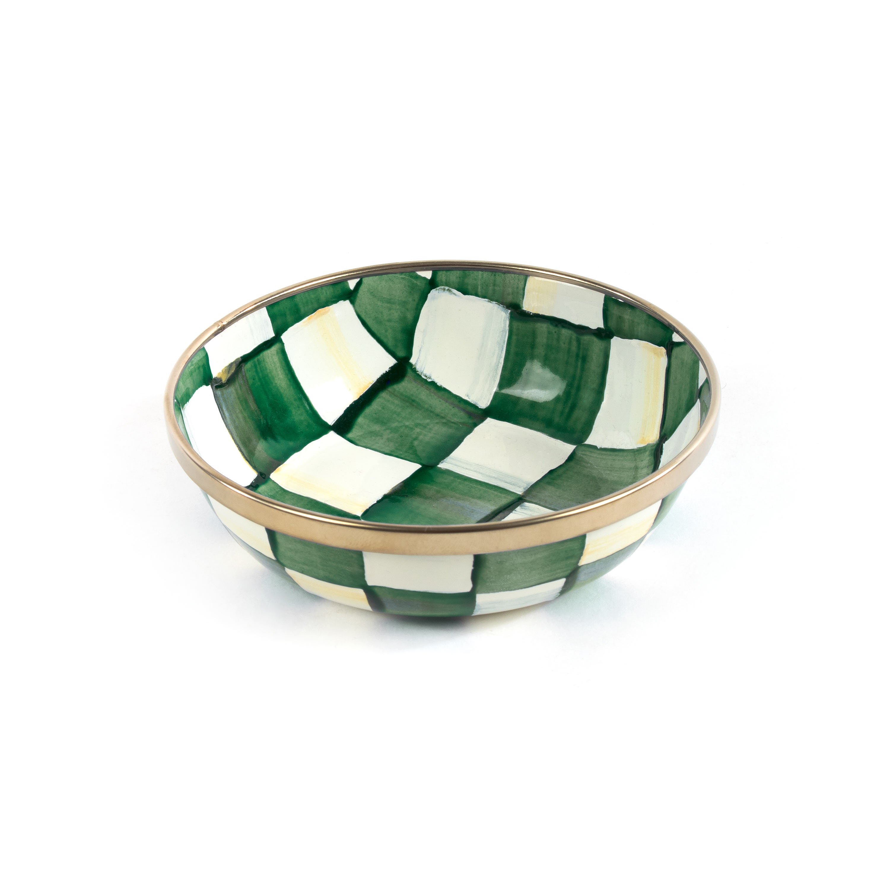 MacKenzie-Childs | Emerald Check Relish Dish