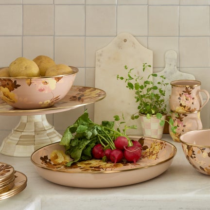 Wild Rose Mauve Abundant Bowl