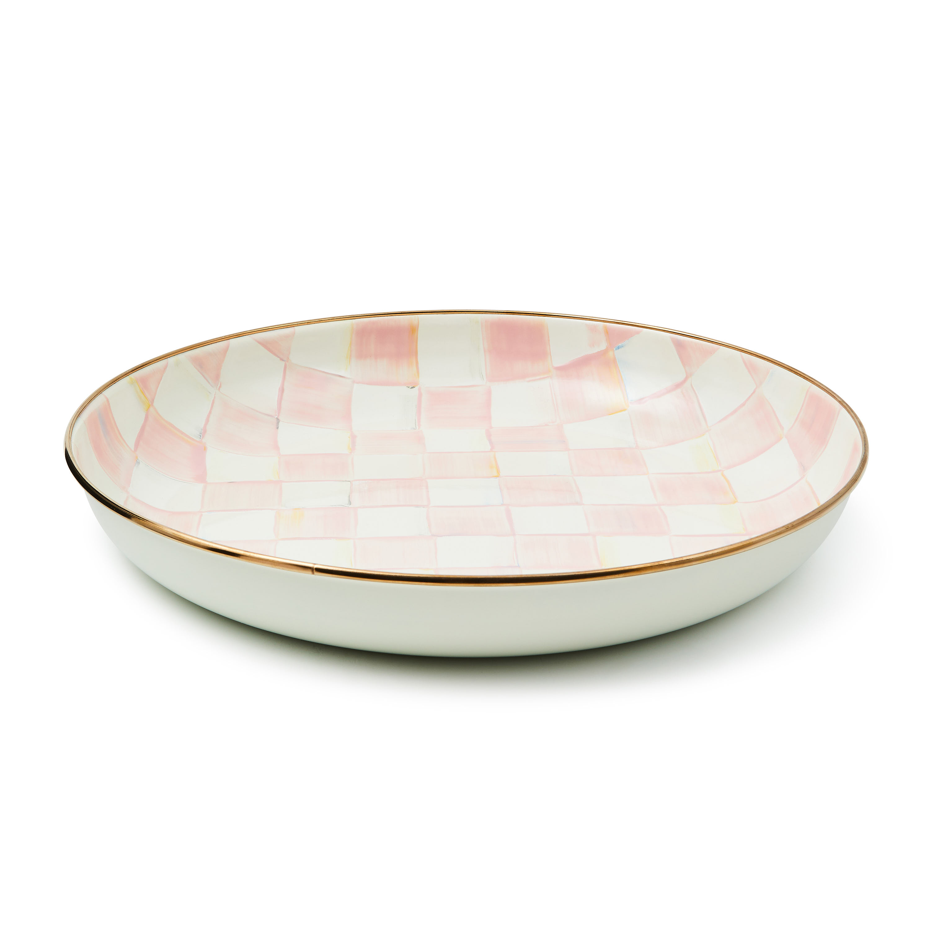 MacKenzie-Childs Rosy Check Bowl - Thumbnail 2