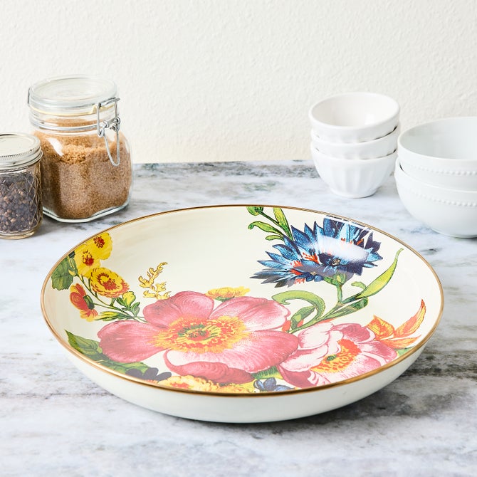 White Flower Market Abundant Bowl image number 11