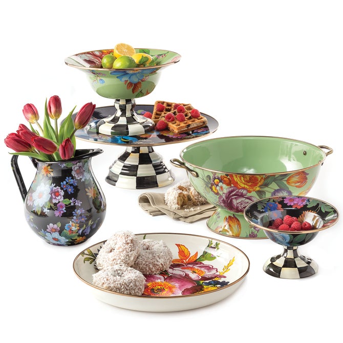 White Flower Market Abundant Bowl image number 9
