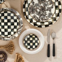 Courtly Check Appetizer Plates, Set of 4