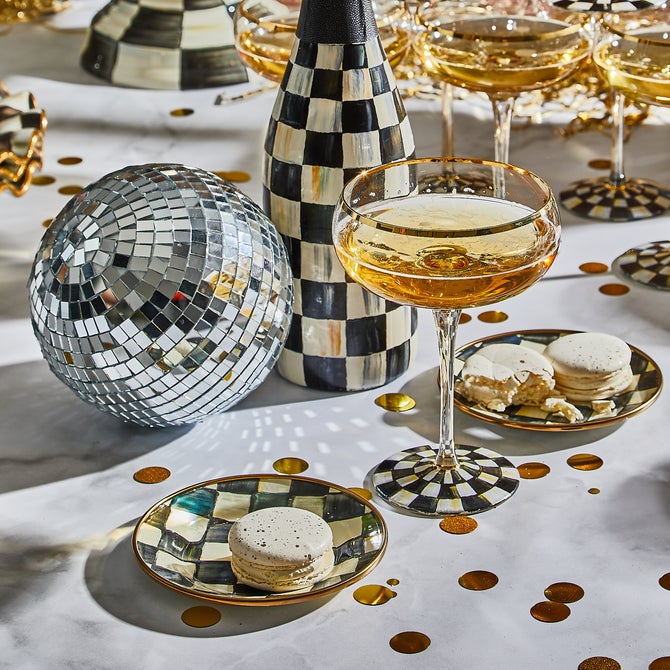 Courtly Check Appetizer Plates, Set of 4 image number 13