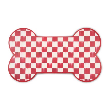 Cherry Check Pup Placemat